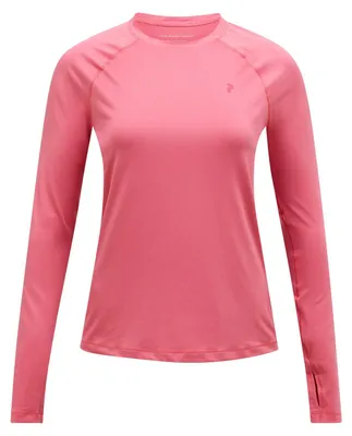 Productafbeelding van PEAK PERFORMANCE Spirit Crew Synthetische basislaag voor dames, kleur: Mountain Blush M
