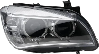 Immagine prodotto di Faro anteriore destro compatibile con BMW X1 E84, dotato di luce di svolta, per veicoli con sistema di illuminazione adattiva, prodotto dal 07/2012 al 03/2014, marca Johns