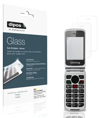 Image de 2x Protection ecrán pour Tosaju T3105 mat Verre souple Film Protecteur 9H dipos