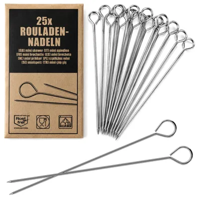 25 Rolladenadeln aus Edelstahl, 11 cm, Ø 1 mm