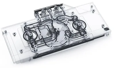 Produktbild von Eisblock Aurora Acryl GPX-A Radeon RX 6700XT MERC 319, Wasserkühlung