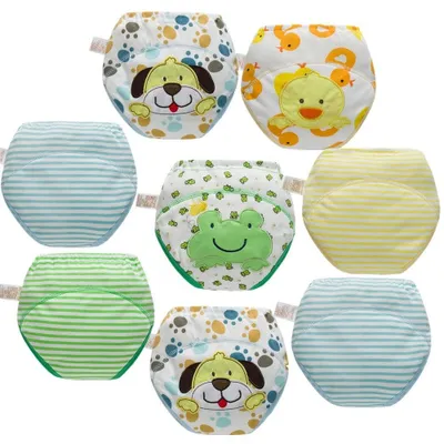 Image de Omgoods - Ensemble de culottes de propreté lavables pour bébé, confortables et respirantes