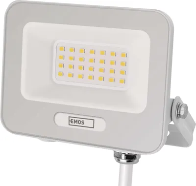 LED reflektor GLARO 20W, bílý, IP65, 2000 lm, neutrální bílá