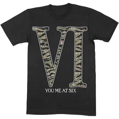 Produktbild von You Me At Six Camo VI Black L T-Shirt