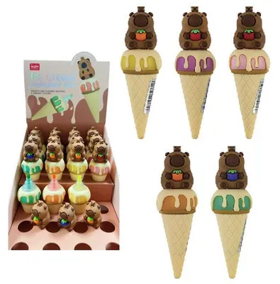 Immagine prodotto di Centrum Evidenziatori Capybara, confezione da 24 pezzi colorati