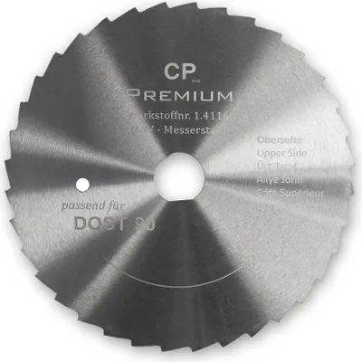 Produktbild von Kreismesser für Dönerschneider Dost 90 mm Gezahnt Edelstahl