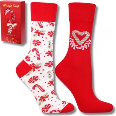 Produktbild von Weihnachtssocken Damen Geschenk Socken Für Weihnachten Moraj 2-Pack 39-44
