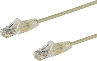 Produktbild von StarTech.com 2,5 m Cat6-Kabel - Schlank - Snagless RJ45-Anschlüsse - Grau, 2,5 m, Cat6, U/UTP (UTP), RJ-45, RJ-45, Grau