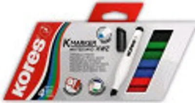 Produktbild von Kores M20845 Popisovač na biele tabule a flipchart "K MARKER", balenie 4 ks
