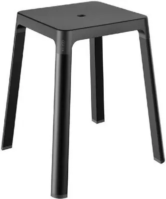 Produktbild von KEUCO AXESS Bad-Hocker schwarz matt/schwarz