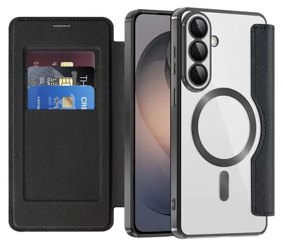 Obrázok produktu pre Techsuit – SmartMag Book Case knižkové ochranné puzdro pre Samsung Galaxy S26 – čierne