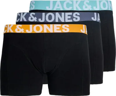 Produktbild von Jack & Jones Conor Solid Boxershorts 3 Einheiten Schwarz L Herren Schwarz L