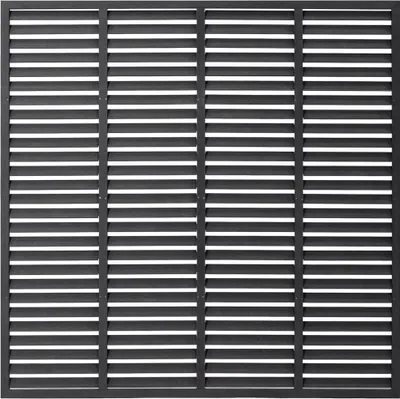 Produktbild von vidaXL Lamellenzaun WPC 180x180 cm Grau