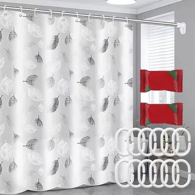 Produktbild von Azomor® Wasserdichtes und schimmelresistentes Duschvorhang mit beschwertem Saum 120x200 cm