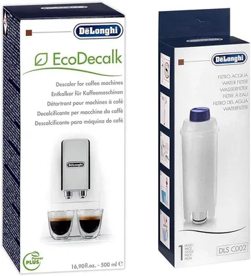 Obrázok produktu pre Sada Delonghi: 1x odstraňovač vodného kameňa Ecodecalk SER3018 + 1x filter na vodu DLS C002