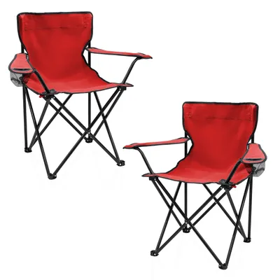 Produktbild von 3.12 # 2er Pack # Campingstuhl in rot - 2 Stück