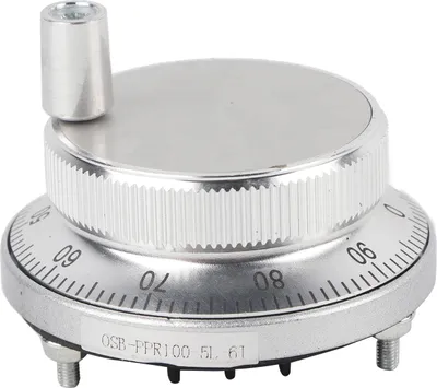 Produktbild von 5V 60MM Handrad-Impulsgeber Fräsrouter Manuelle Steuerung für CNC-System (weiß)