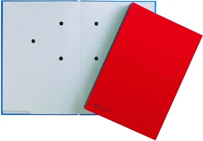 Produktbild von Unterschriftsmappe 20 Fächer Color rot Packung mit 10 Stück