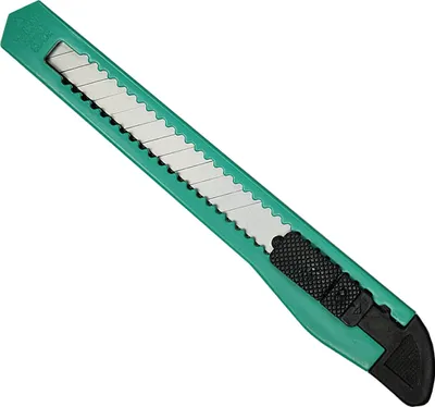 Produktbild von Cuttermesser Teppichmesser Paketmesser Mehrzweckmesser Grün 240 Stück 8mm
