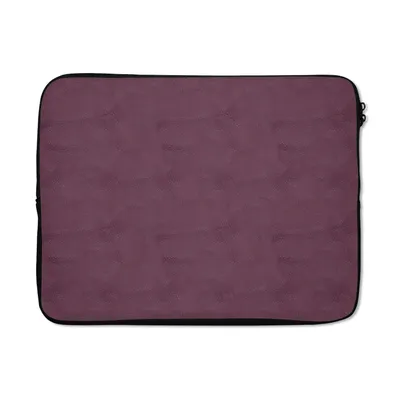 Produktbild von MuchoWow® Laptop Hülle 17 Zoll Laptoptasche Leder - Rosa - Tiere - Zipper - Schutzabdeckung