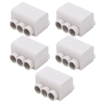 Image de Bornes rapides,Connecteur rapide de fils,Boîte de jonction de câbles électriques,Boîte de connexion de jonction en ligne,Connecteurs de fils,Bornes de fils
