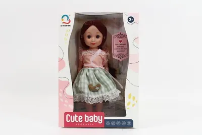 Produktbild von Puppe 27 cm im Kleid 500-6 09363