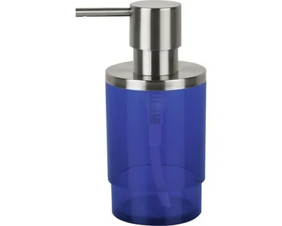 Produktbild von Spirella Seifenspender "Nyo" Flüssigseifen-Spender, Fassungsvermögen 6,5 x 6,5 x 14,5 cm - 200ml - Blau