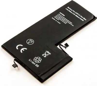 Produktbild von Akku passend für Apple iPhone 11 Pro Max, Li-Polymer, 3,79V, 3969mAh, 15,0Wh, built-in, ohne Werkzeug - without battery health information