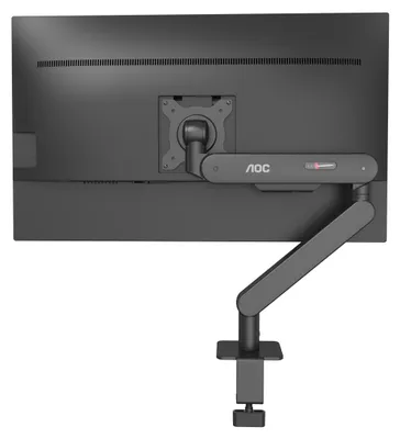 Produktbild von AOC AM400B, Klemme /Bolzen, 9 kg, 43,2 cm (17"), 86,4 cm (34"), Höhenverstellung, Schwarz