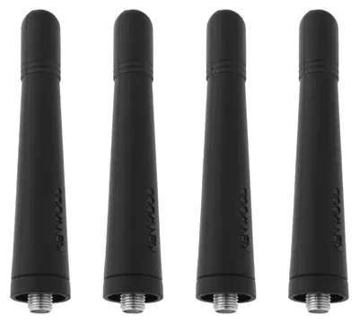 Zdjęcie produktu dla Lord of the Tools - zestaw 4 sztuk krótkofalówek KRA-23 z krótkimi antenami, kompatybilnych z