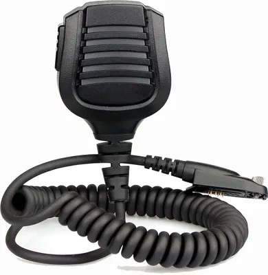 Image de Retevis Microphone haut-parleur étanche IP54 Compatible avec Walkie Talkie Retevis RT82 RT87 RT29 RT648 Compatible Ailunce HD1 DMR Radio Digital Radio (1 pièce)