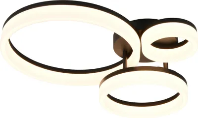 Image de Plafonnier LED, noir, moderne, L 51 cm