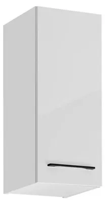Image de Placard haut de cuisine "Frida" - Blanc brillant - L 30 x H 71 x P 31 cm