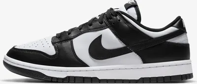 Produktbild von Nike Schuhe Dunk Panda, Niedrig Retro, Leder, Alltag & Sport, 39, DD1391-100, 25cm Einlegesohle