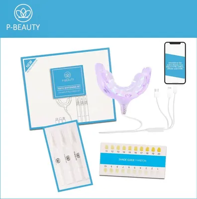 Produktbild von Zahnaufhellung Set Bleichsystem weiße Zähne Teeth Whitening Bleaching Kit