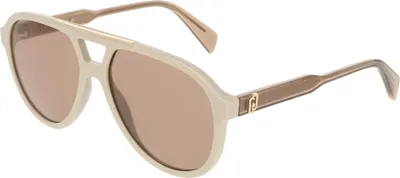 Image de Liu Jo LJ821S Beige 57/15/140 Lunettes de soleil pour femme