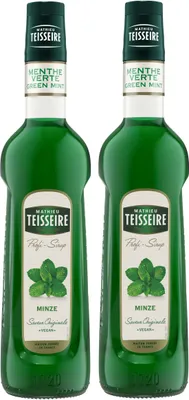 Immagine prodotto di Mathieu Teisseire Sciroppo per bevande alla menta piperita 0,7L (confezione da 2)