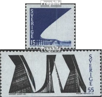 Produktbild von Briefmarken Schweden 1969 Mi 650Do,Du,651Do,Du, 652Do,Du (kompl.Ausg.) postfrisch Tjörnbrücken