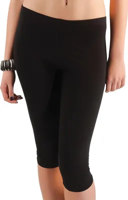 Produktbild von 2er Pack Damen Leggings Knie Lang Stretch Jersey aus Baumwollstretch 1466