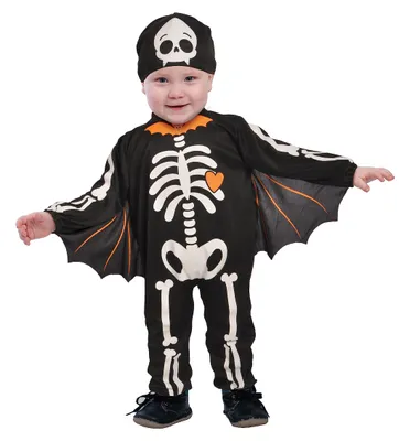 Image de Costume de chauve-souris pour enfant, unisexe (taille 3-4 ans), comprenant :