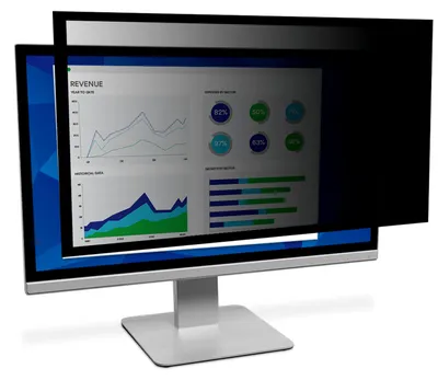Produktbild von 3M Blickschutzfilter mit Rahmen für 20" Breitbild-Monitor (16:10)