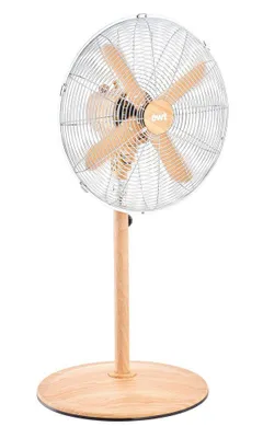 Produktbild von Standventilator mit 3 Geschwindigkeitsstufen Ventilator Holzstativ