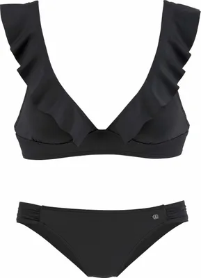 Produktbild von JETTE Triangel-Bikini schwarz Größe 36 Cup C/D