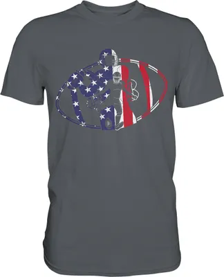 Produktbild von USA American Football T-Shirt – Dark Grey / S