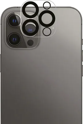 Immagine prodotto di protezione per fotocamera in vetro imoshion in confezione da 2 pezzi per iPhone 13 Pro Max