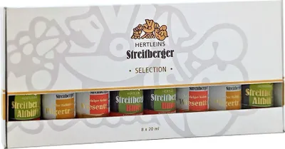 Produktbild von Streitberger Tasting-Set Kräutergarten | 8 kleine fränkische Kräuterliköre und -bitter zum Probieren oder als Mitbringsel | 8 mal 2cl.