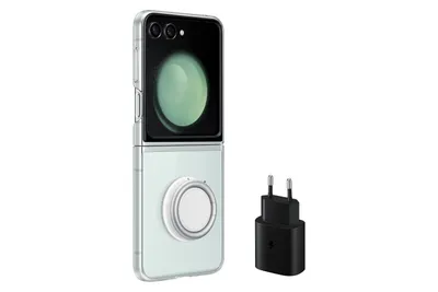 Immagine prodotto di Samsung EF-XF73KKTEGWW, Custodia Flip, Samsung, Galaxy Z Flip5, 17 cm (6,7"), trasparente