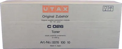 Produktbild von Utax 007610010 C 026 Toner Black -A