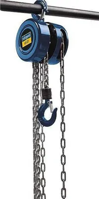Obrázek produktu pro Scheppach 4907401000, Řetězový kladkostroj, 1000 kg, 3 m, Modrá, Metalická, Kov