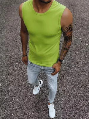 Immagine prodotto di Dstreet Canotta da uomo Bambi verde XXL